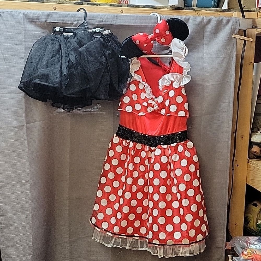 Minnie Mouse Halloween costume childs 8-10